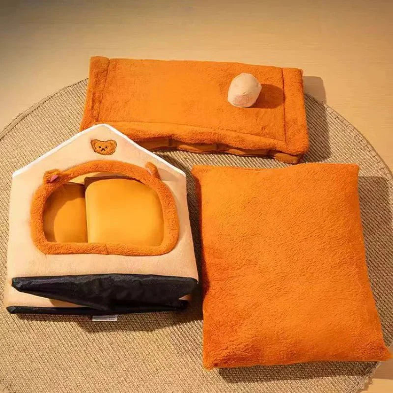 Maison Chat - PetCocon™ - Marron - Amour du chat