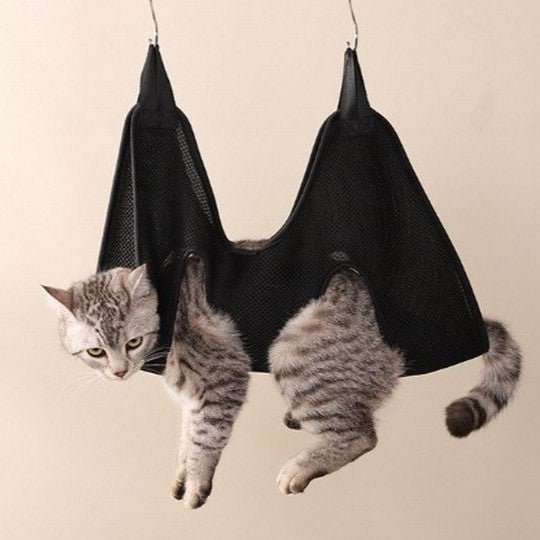 Toilettage Chat - GroomHamac™ - Noir - ENTREPÔT DU CHAT