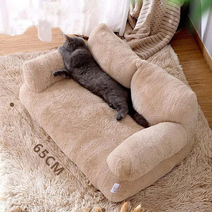Canapé pour Chat - CatCanapéLit™ - Kaki - Amour du chat